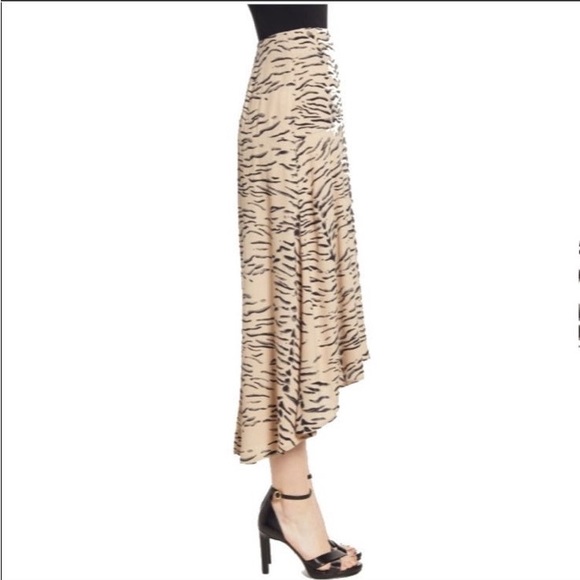LEITH Leopard Print Flowy Midi Skirt - Tan -Size S NWT + Sold Out in Stores! - Picture 2 of 5